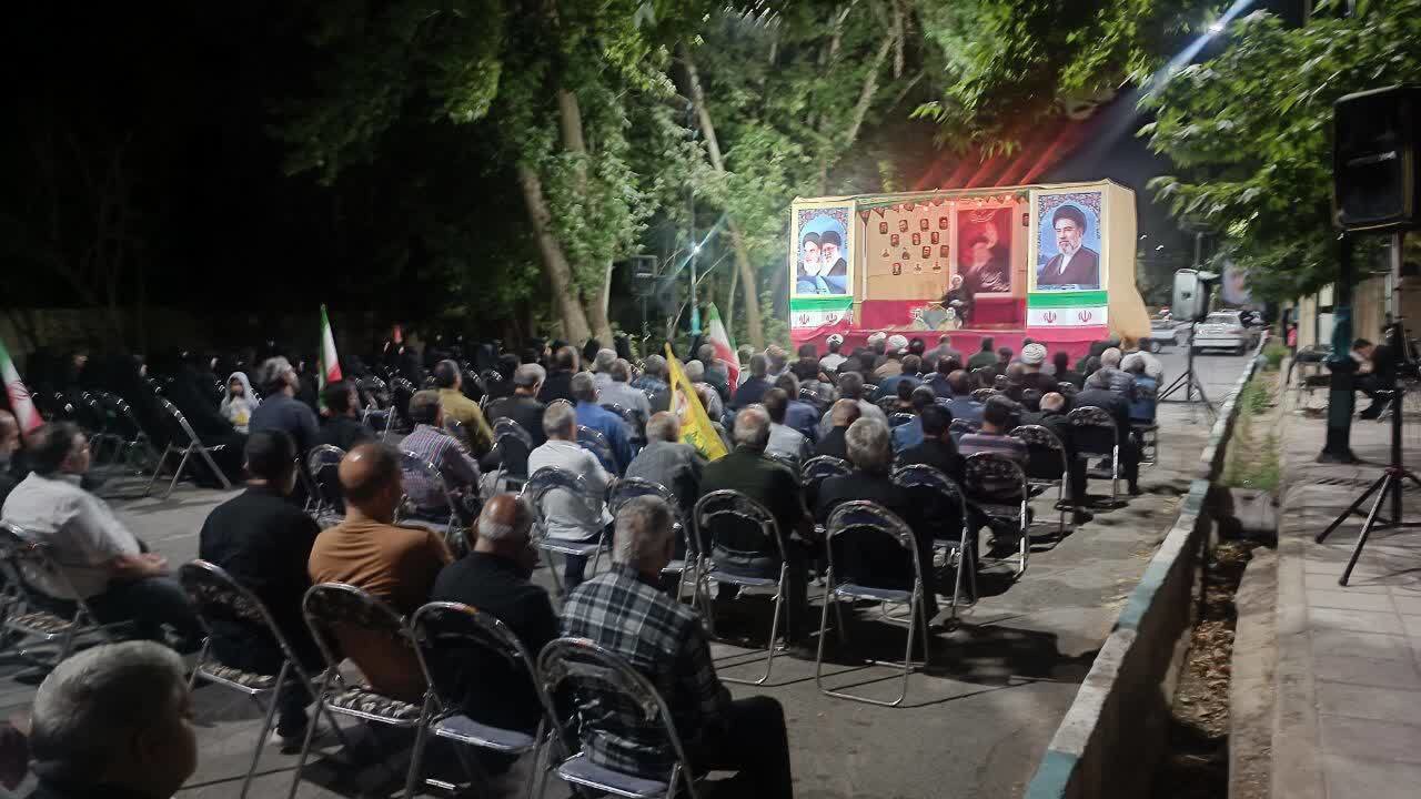 مراسم بزرگداشت قائد شهید امت و شهدای اقتدار ایران در مهریز