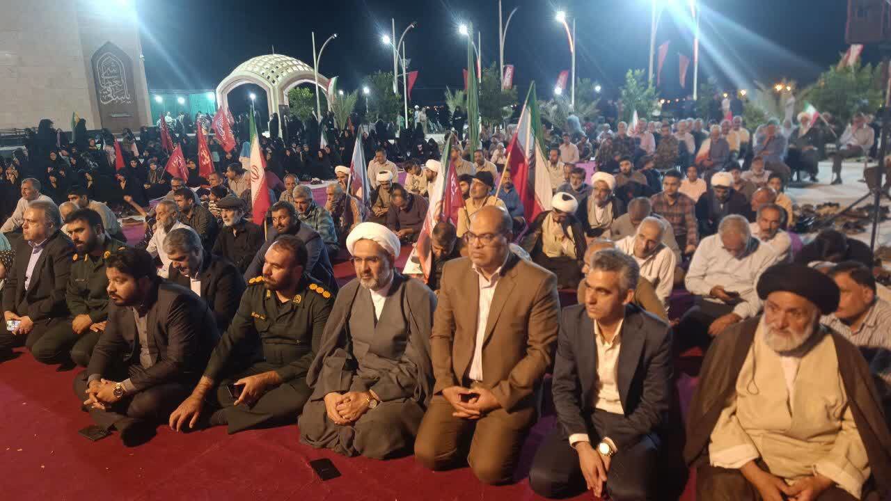 مراسم اربعین تدفین «رهبر شهید امت» در مهریز