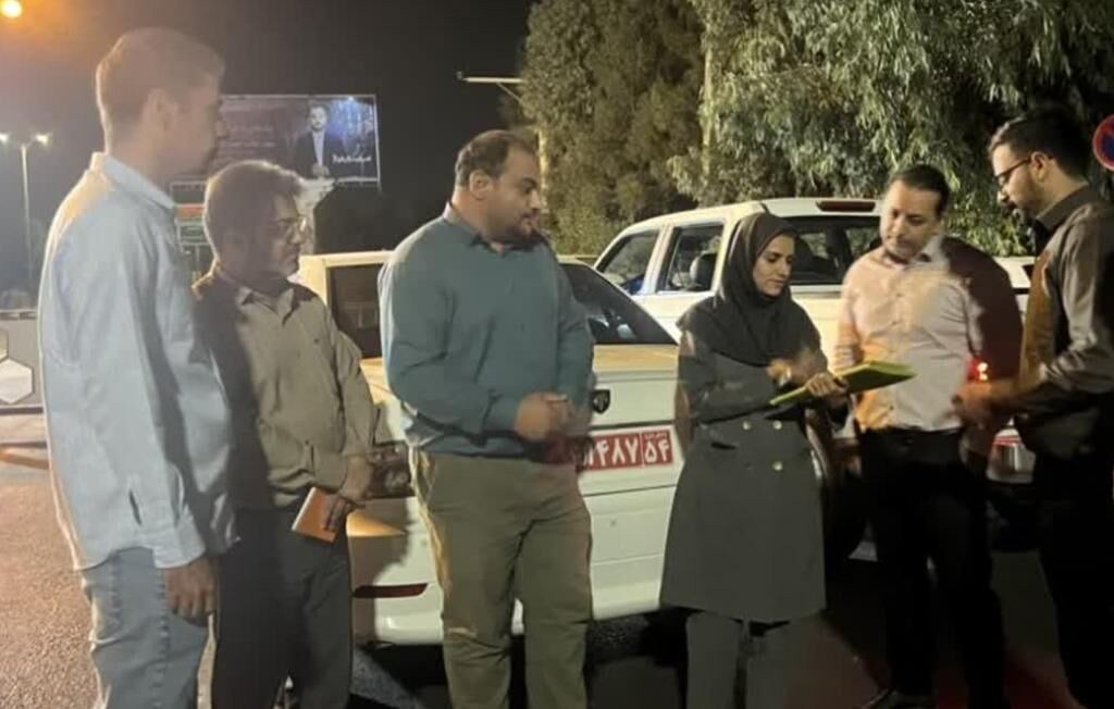 رصد شبانه محیط زیست یزد برای کشف منشأ بوی نامطبوع در شهر شاهدیه