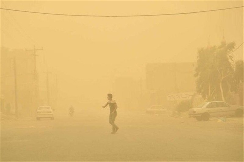 سرعت طوفان گردوخاک سیستان از مرز ۱۳۰ کیلومتر گذشت