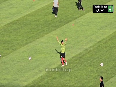 شادی خاص شجاع و حسین زاده با هواداران تراکتور