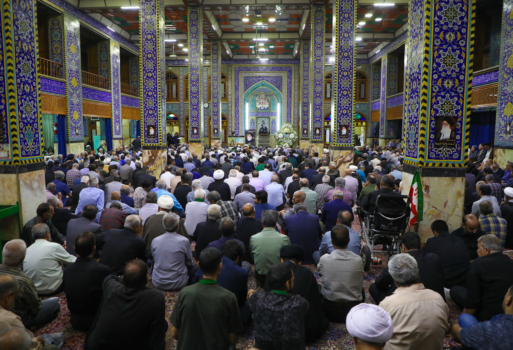 مراسم ترحیم آیت‌الله حاج سید علیرضا حیدری (ره) در یزد