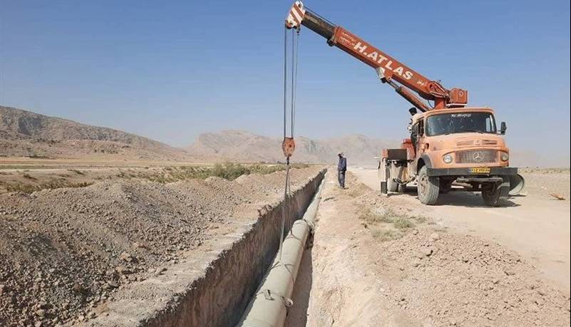بهره برداری از مرحله نخست خط آبرسانی به شهرستان خرامه تا ۲ ماه آینده