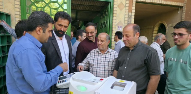 برگزاری رزمایش انتخابات الکترونیک در خضرآباد شهرستان اشکذر