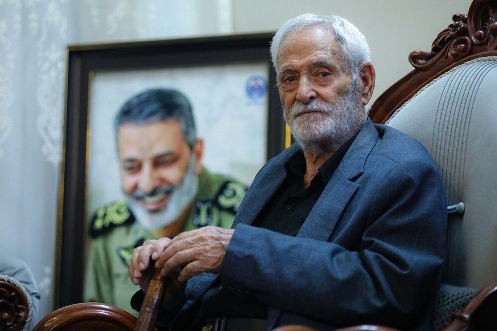 پدر شهید امیر سپهبد سیدعبدالرحیم موسوی به فرزند شهیدش پیوست